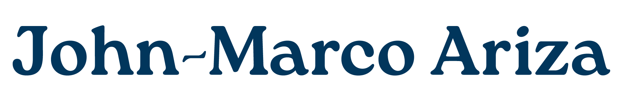John-Marco Ariza's primary logo.